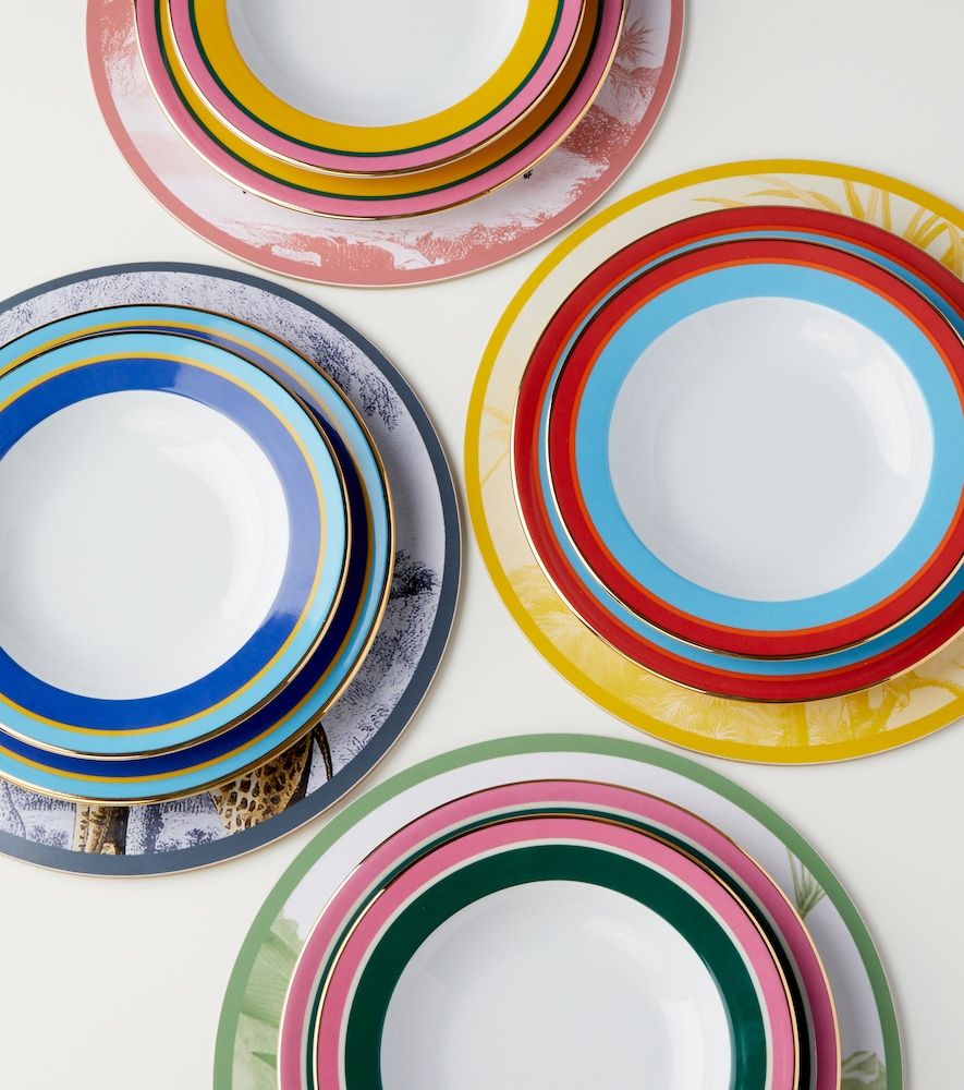 Set La Menagerie Ottomane aus vier Tischsets - Les-Ottomans - Modalova
