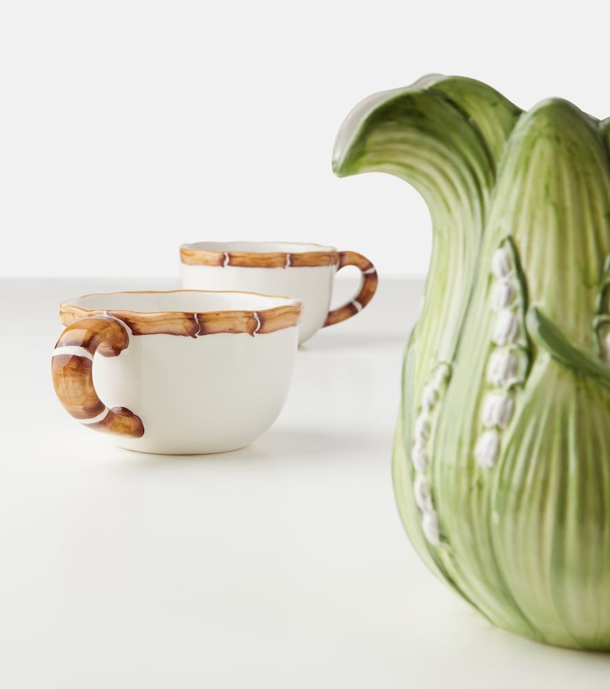 Set de 2 tazas de capuchino Bamboo - Les-Ottomans - Modalova