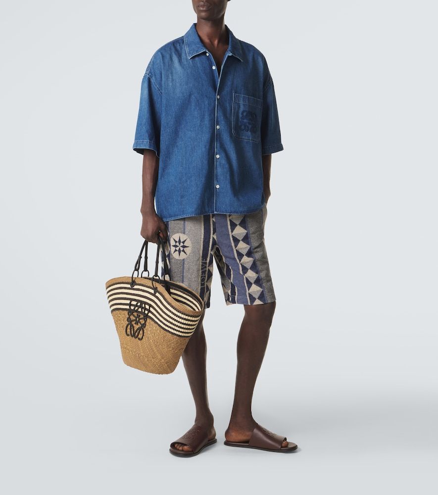 X Paula's Ibiza - Camicia bowling di jeans - Loewe - Modalova
