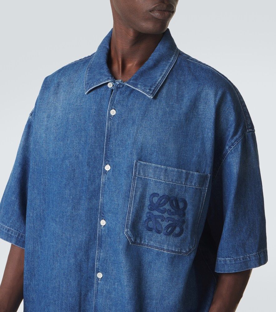 X Paula's Ibiza - Camicia bowling di jeans - Loewe - Modalova