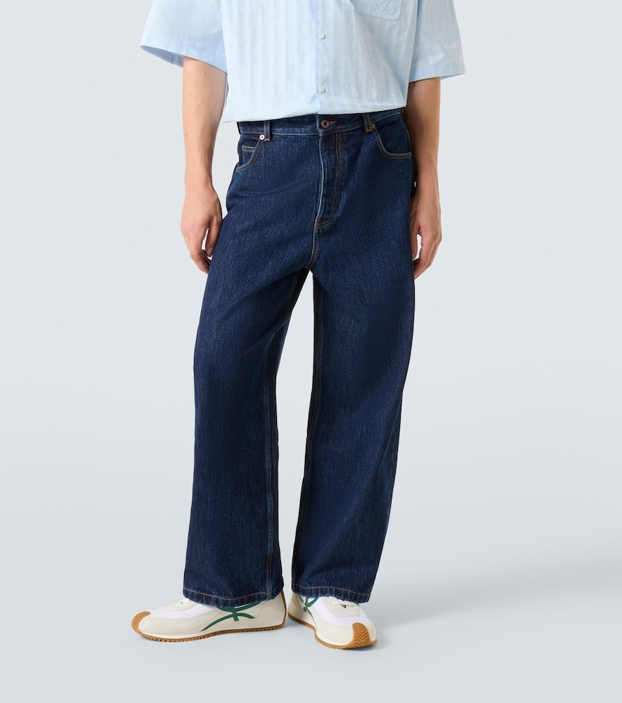 Jeans a vita media con gamba a botte - Loewe - Modalova