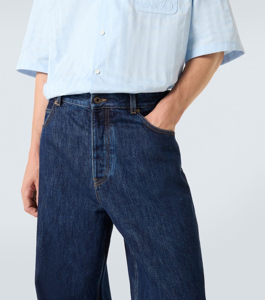 Jeans a vita media con gamba a botte - Loewe - Modalova