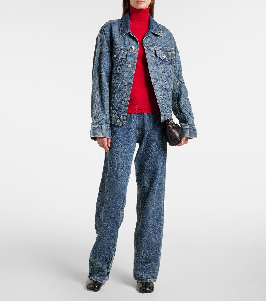 Jersey de cuello alto en mezcla de lana - MM6 Maison Margiela - Modalova