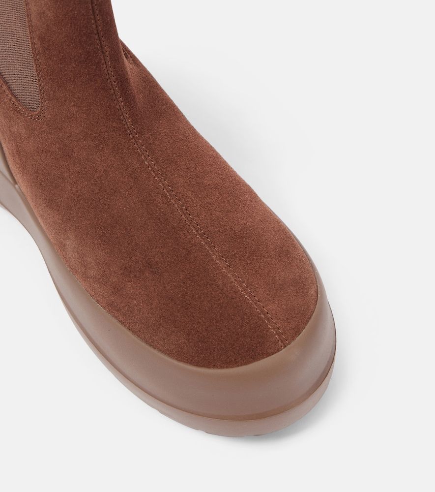 Chelsea-Boots Luna aus Veloursleder - Moon Boot - Modalova