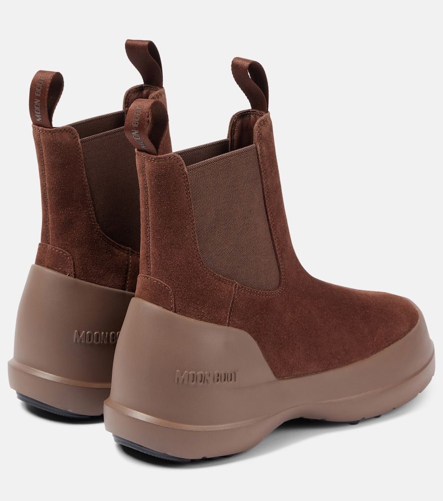 Chelsea-Boots Luna aus Veloursleder - Moon Boot - Modalova