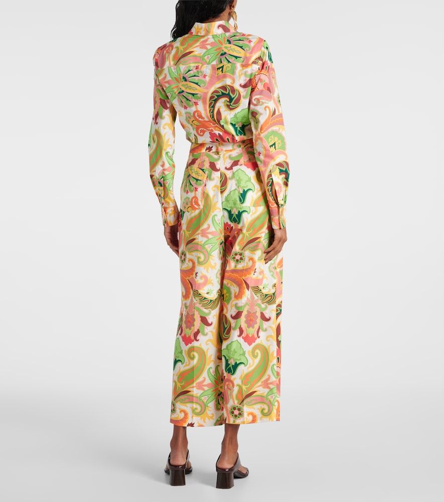 Pantalones anchos de algodón estampados - Etro - Modalova