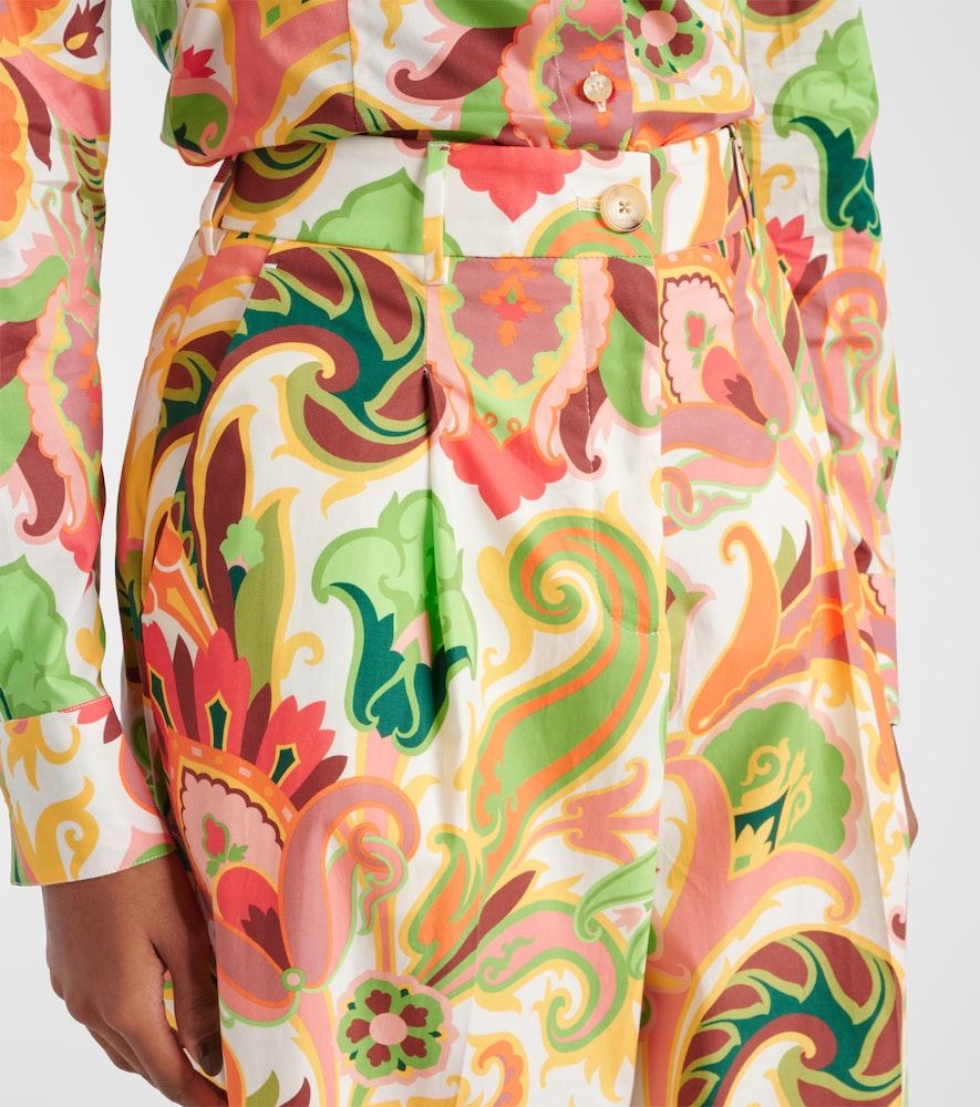 Pantalones anchos de algodón estampados - Etro - Modalova