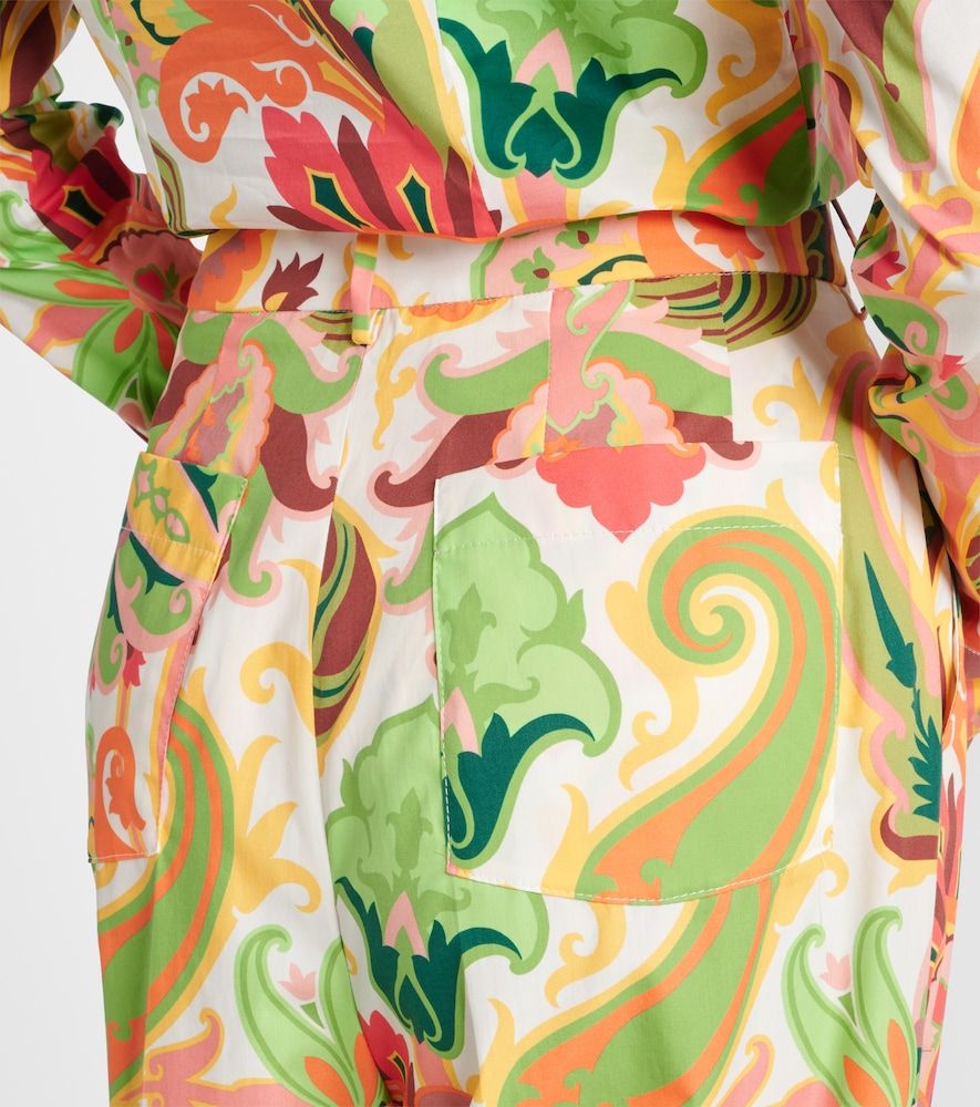 Pantalones anchos de algodón estampados - Etro - Modalova