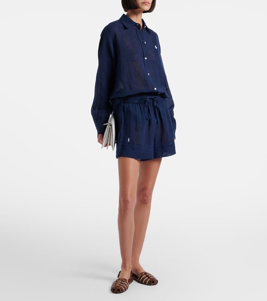 Cotton and linen shorts - Polo Ralph Lauren - Modalova