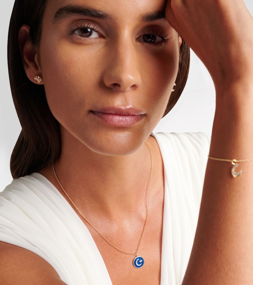 Collar de oro de 14 ct con diamantes - Sydney Evan - Modalova