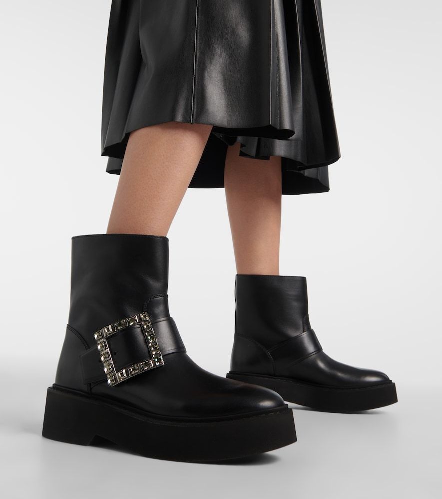 Schnürstiefel Viv' Rangers aus Leder - Roger Vivier - Modalova