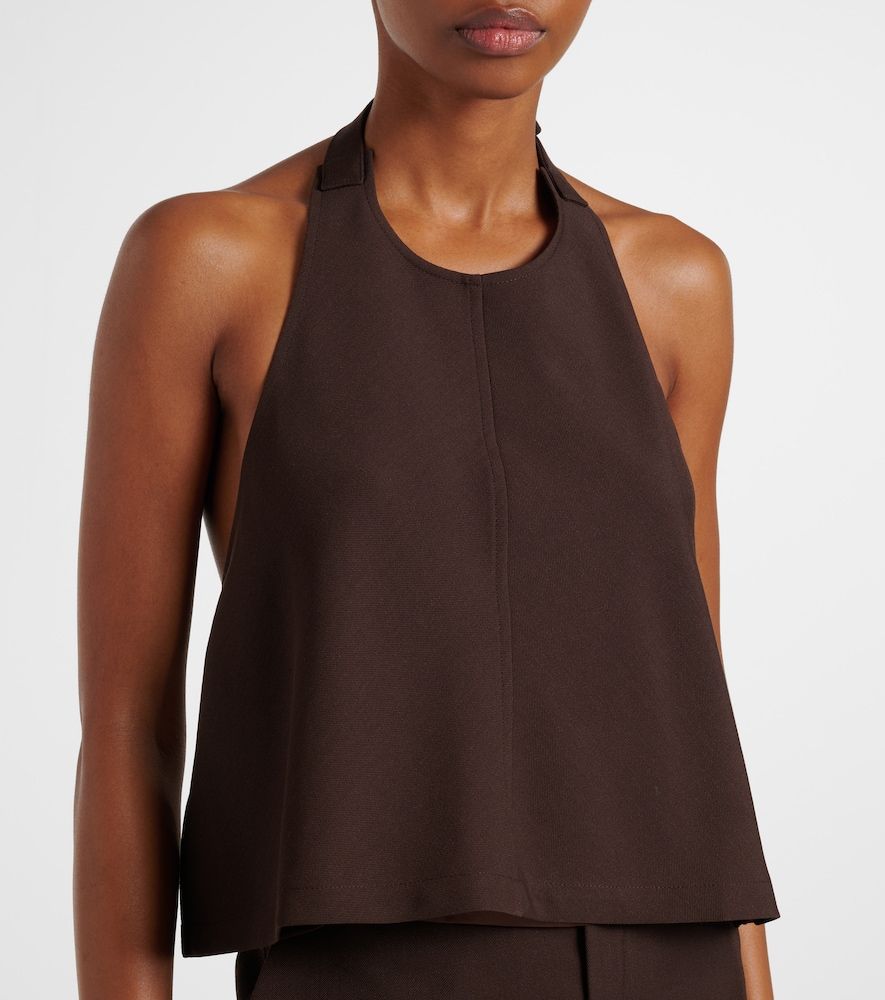 Top de lana con cuello halter - Wardrobe.NYC - Modalova