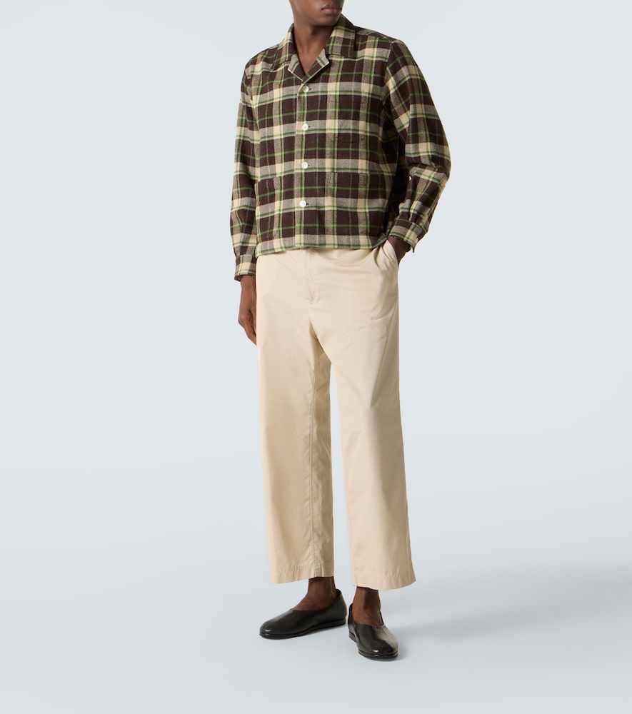 Woodcrest plaid wool flannel overshirt - Bode - Modalova
