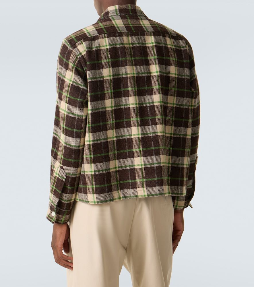 Camicia Woodcrest in flanella di lana a quadri - Bode - Modalova