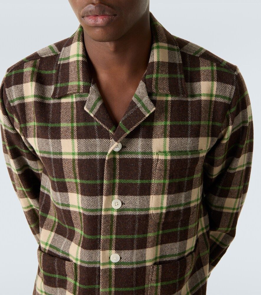 Camicia Woodcrest in flanella di lana a quadri - Bode - Modalova