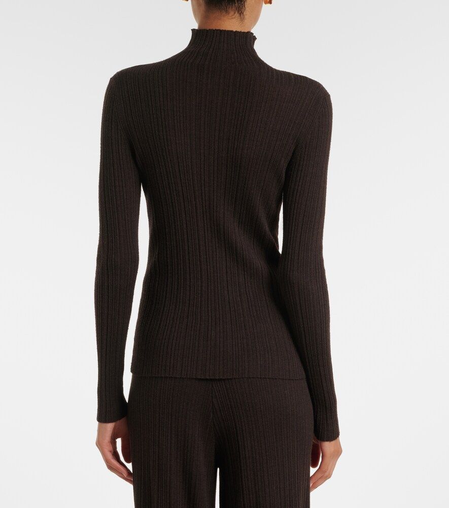 Jersey de cuello alto de cachemir, lana y seda - Agnona - Modalova