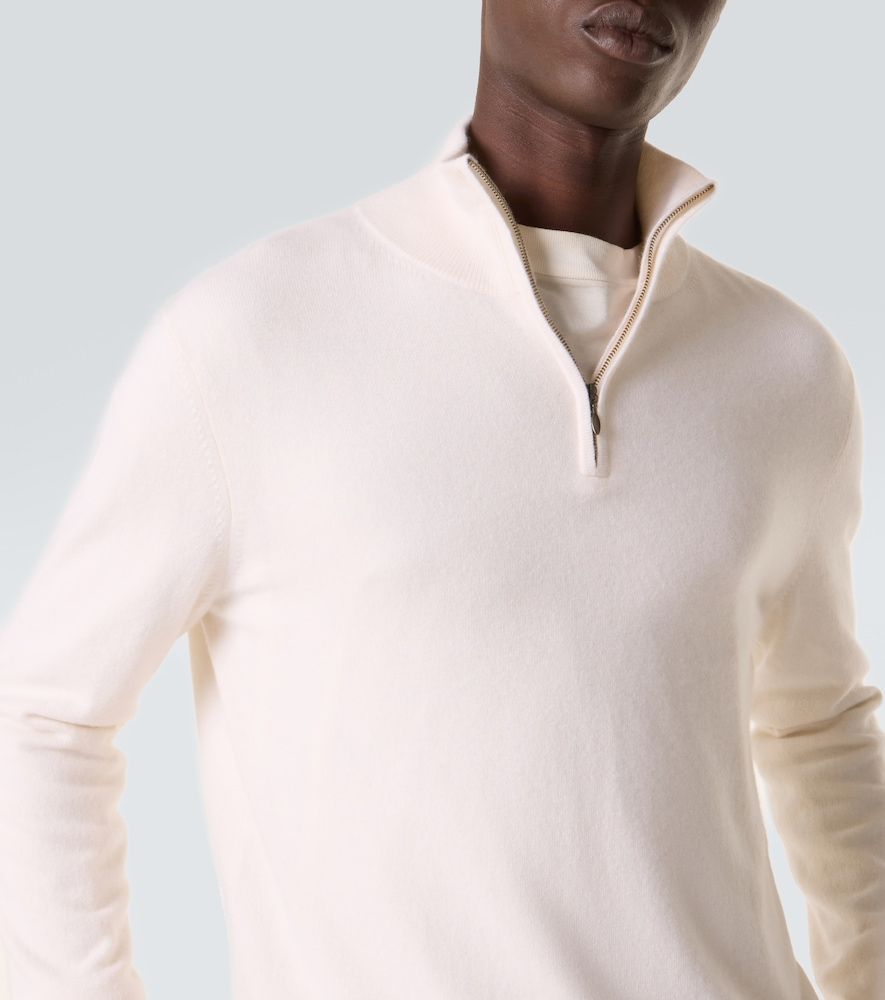 Pullover Dared in cashmere con zip corta - Le Kasha - Modalova
