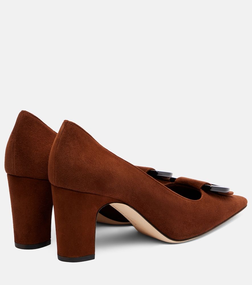 Pumps Beti 70 aus Veloursleder - Manolo Blahnik - Modalova