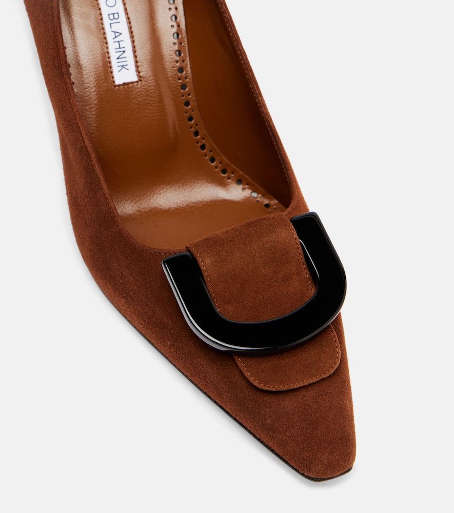 Pumps Beti 70 aus Veloursleder - Manolo Blahnik - Modalova