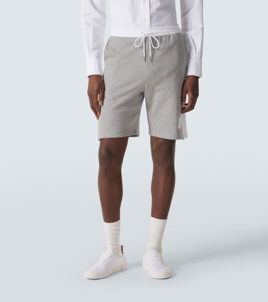 Shorts 4-Bar in jersey di cotone - Thom Browne - Modalova
