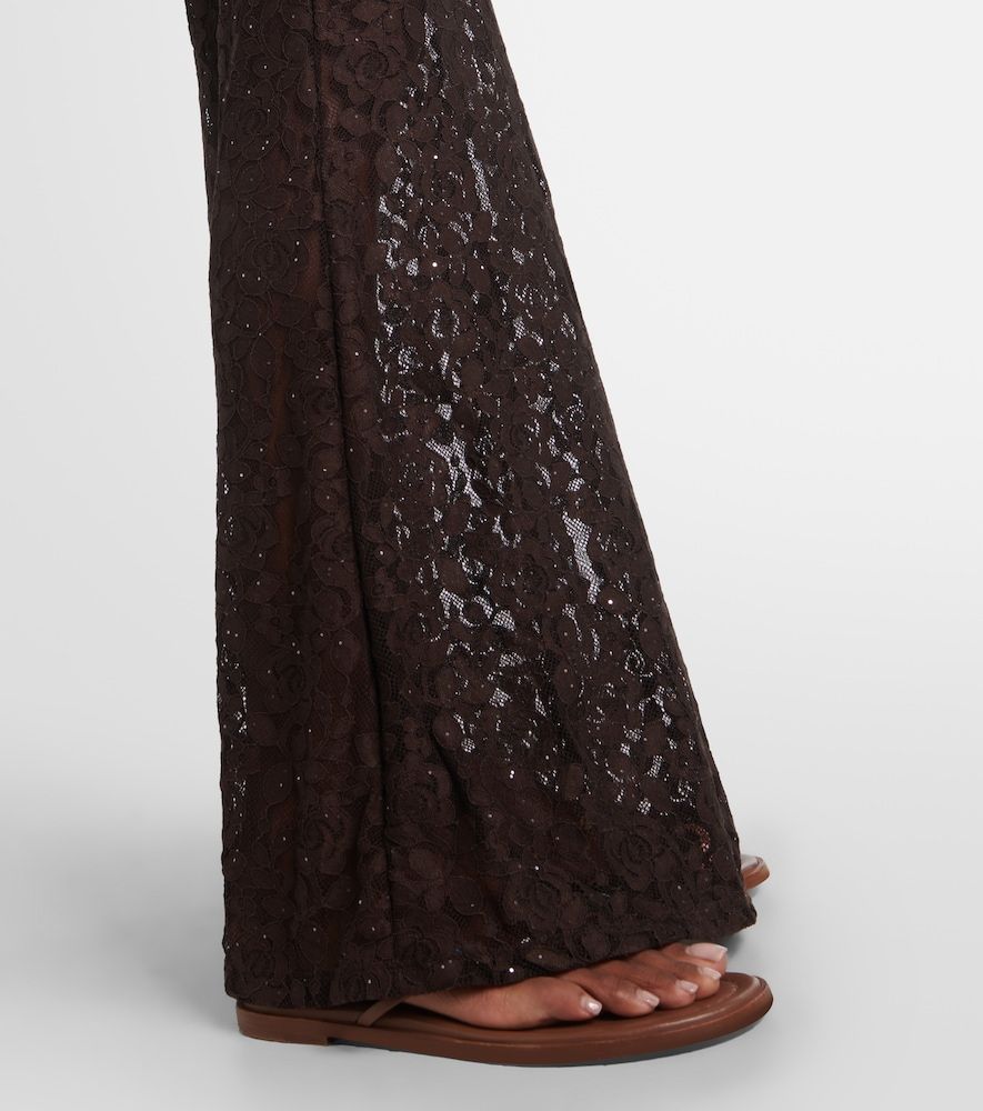 Falda larga Daisy de encaje floral - Bananhot - Modalova