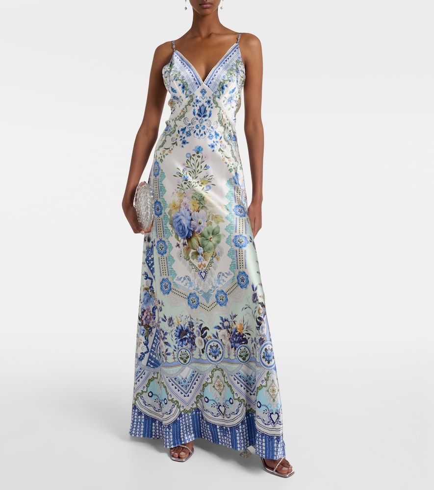 Abito sottoveste My Homespun Heart in seta - Camilla - Modalova