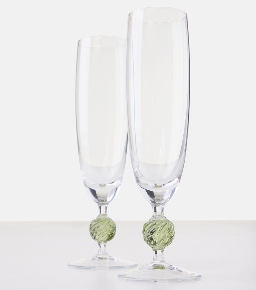 Set de 2 copas de champán Demetra - Cabana - Modalova