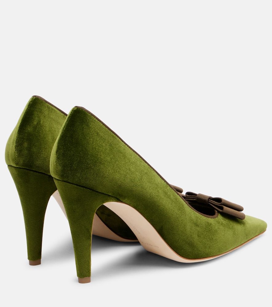 Pumps Readorhi aus Samt - Manolo Blahnik - Modalova