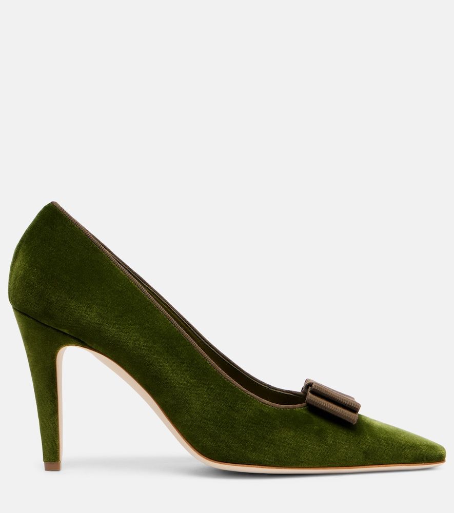Pumps Readorhi aus Samt - Manolo Blahnik - Modalova