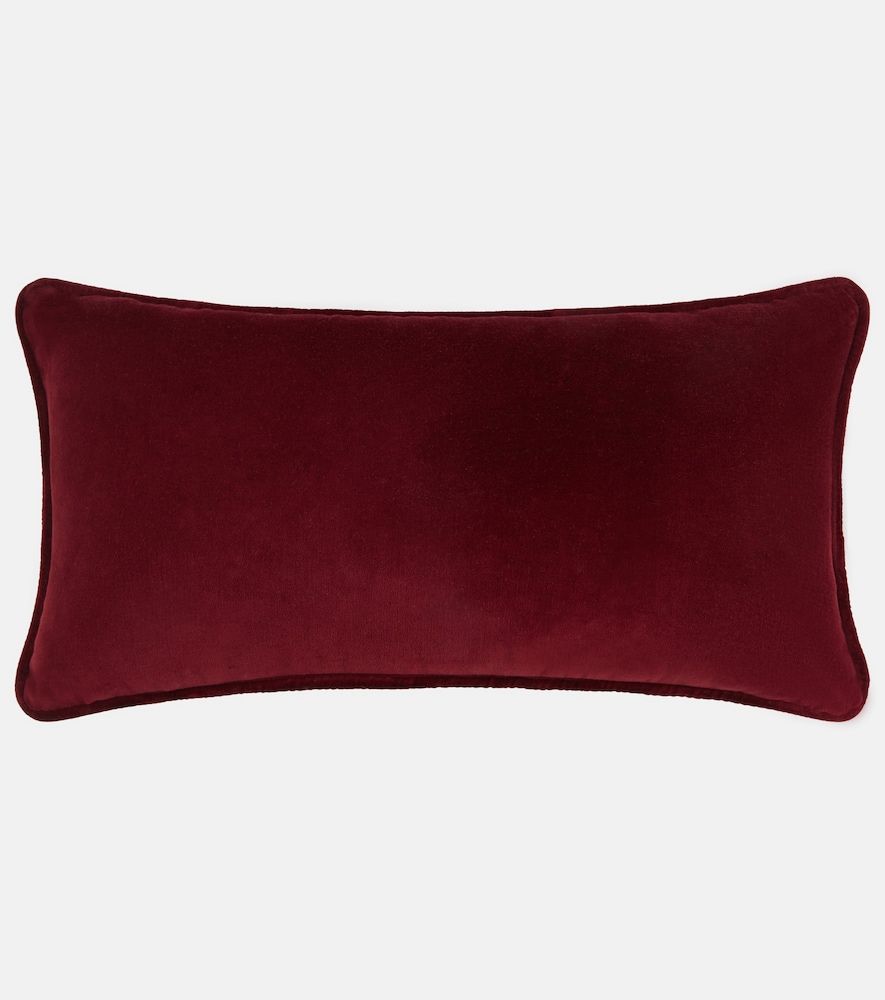 Cuscino in velluto di cotone con ricamo - Les-Ottomans - Modalova