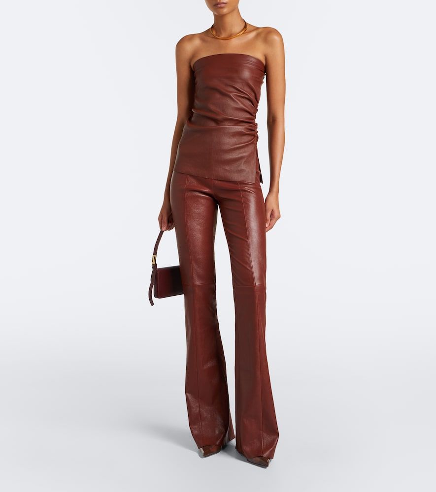 Stouls Gege leather flared pants - Stouls - Modalova