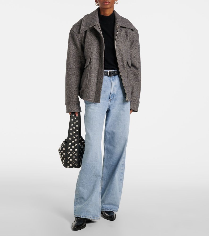 Jeans Low Curve a gamba larga e vita media - Agolde - Modalova