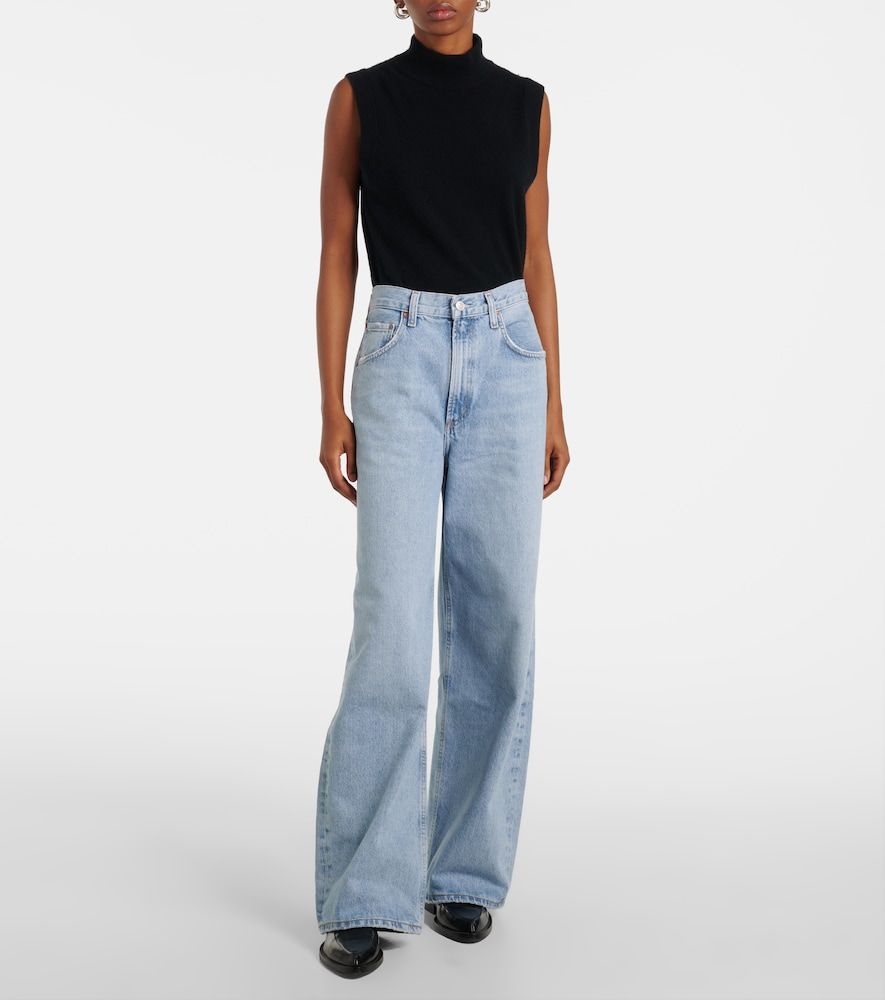 Jeans Low Curve a gamba larga e vita media - Agolde - Modalova