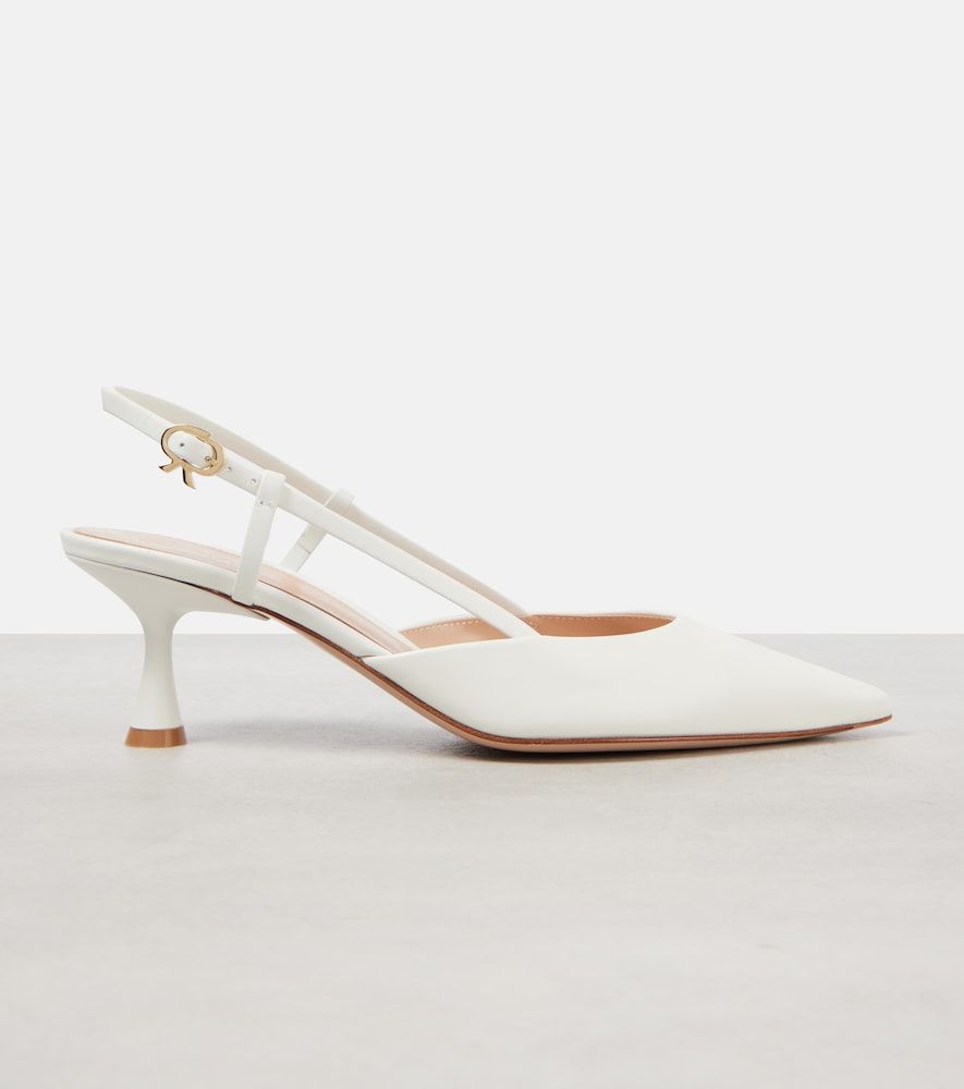 Bridal Ascent 55 leather slingback pumps - Gianvito Rossi - Modalova