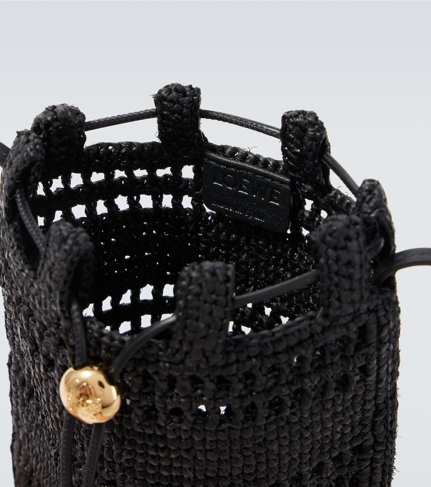 Paula's Ibiza - Borsa a tracolla in rafia con logo - Loewe - Modalova