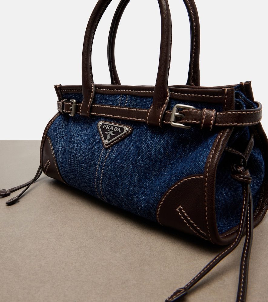 Bolso Bonnie Small de denim - Prada - Modalova