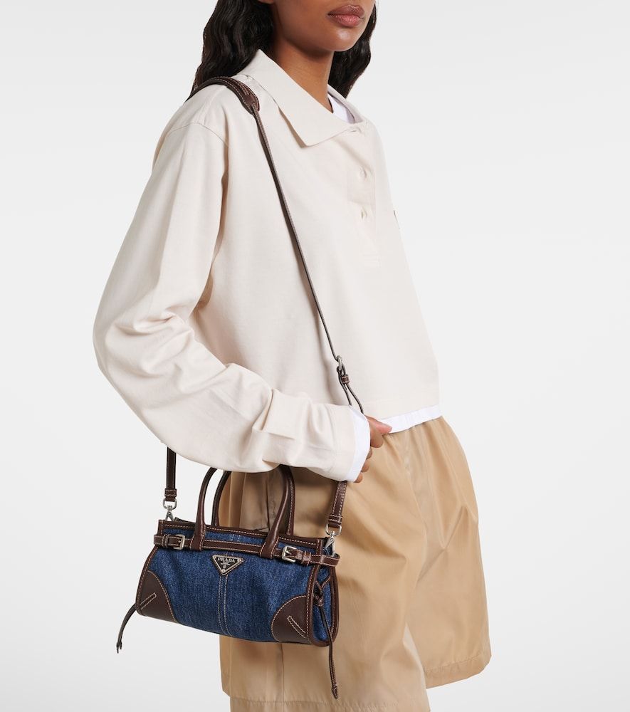 Bolso Bonnie Small de denim - Prada - Modalova