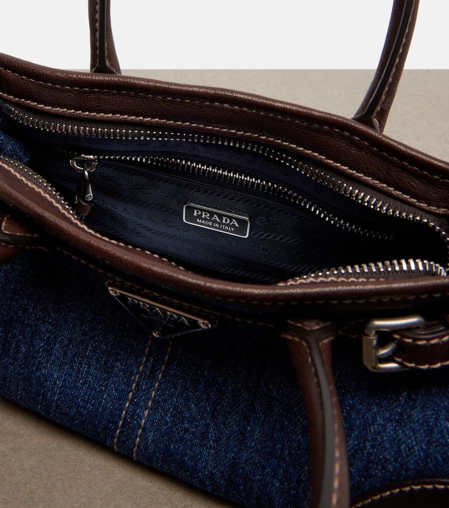 Bolso Bonnie Small de denim - Prada - Modalova