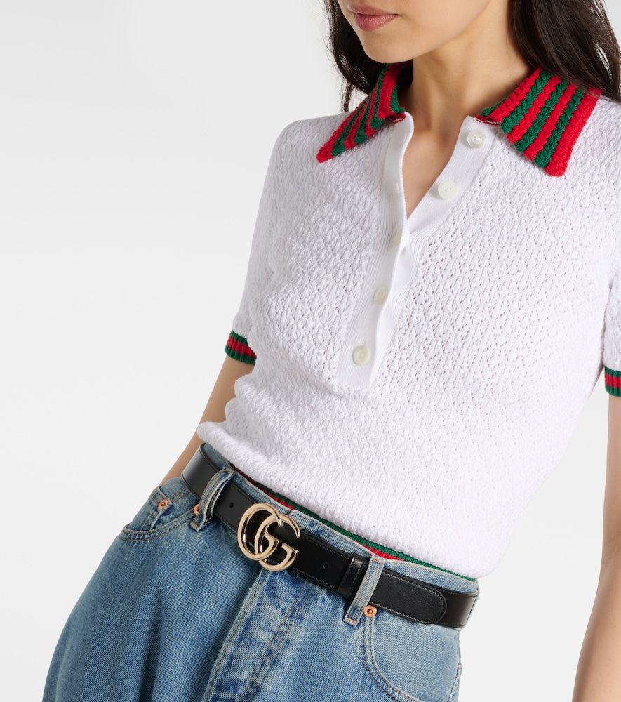 Gucci Gürtel GG Marmont aus Leder - Gucci - Modalova
