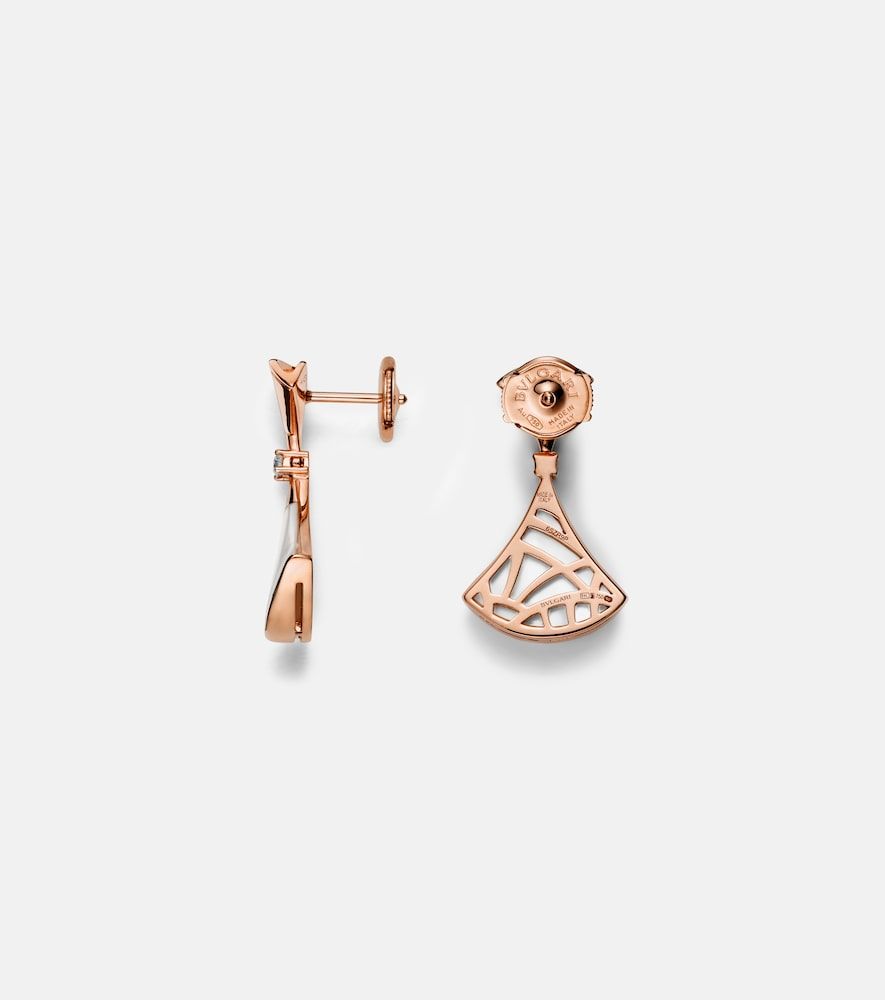 Orecchini Diva's Dream in rosa 18kt con diamanti - Bvlgari - Modalova