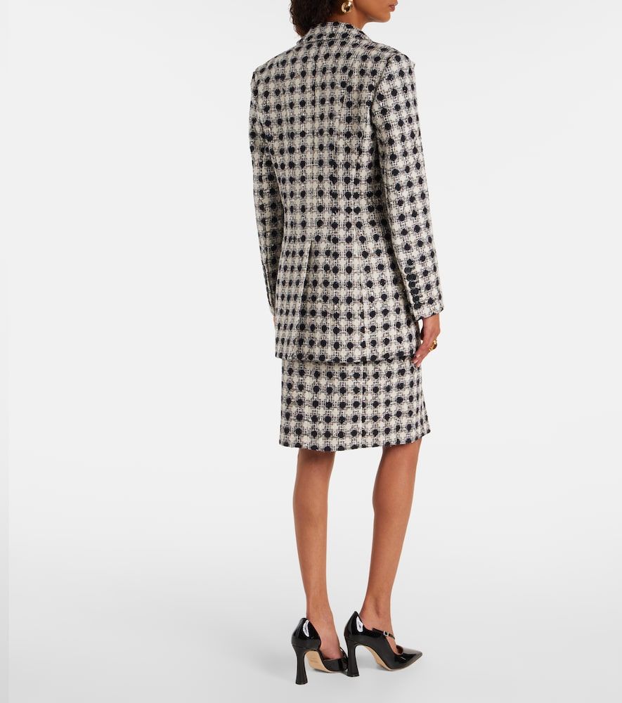 Double-breasted tweed blazer - Nina Ricci - Modalova