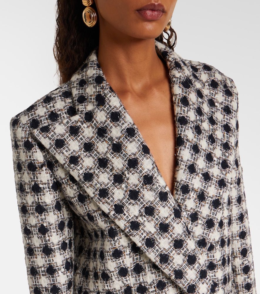 Double-breasted tweed blazer - Nina Ricci - Modalova