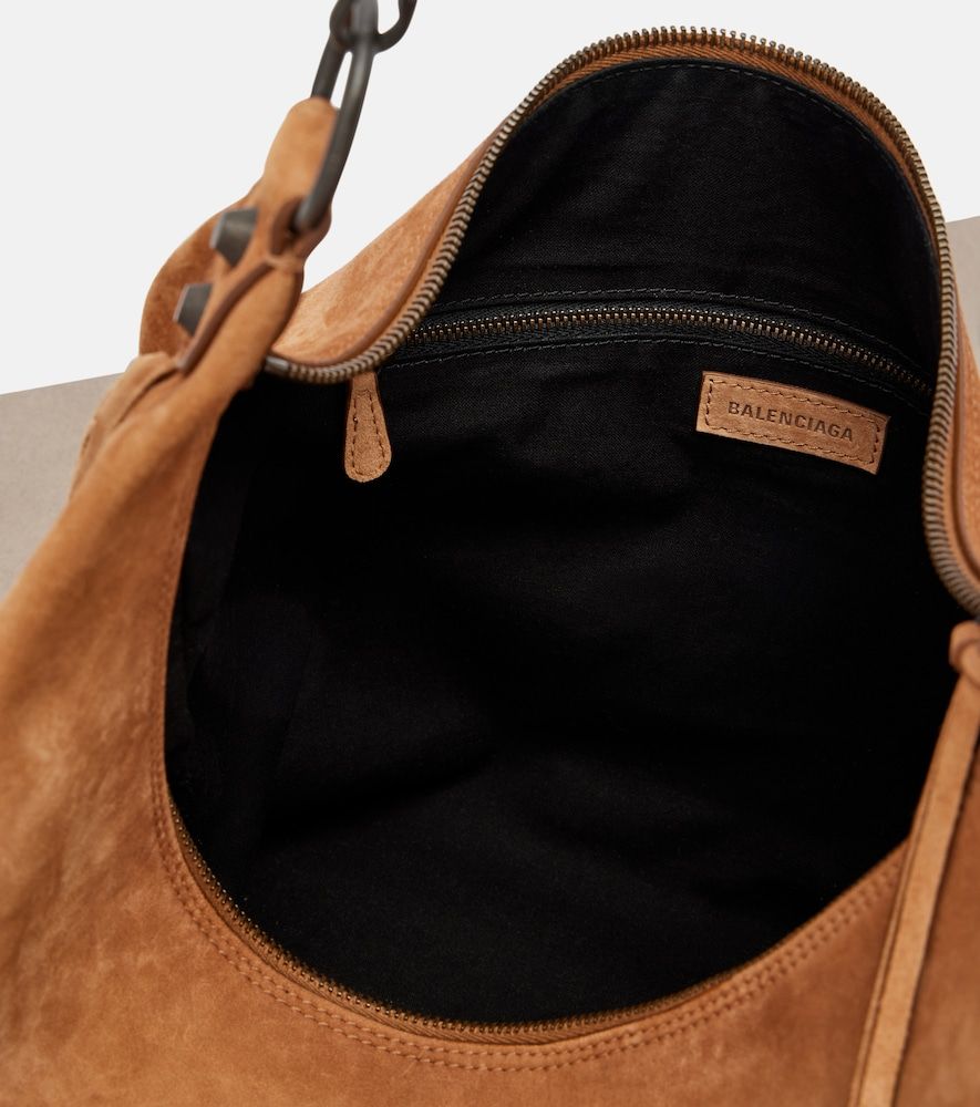 Le City Medium suede shoulder bag - Balenciaga - Modalova