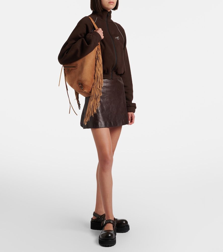 Le City Medium suede shoulder bag - Balenciaga - Modalova