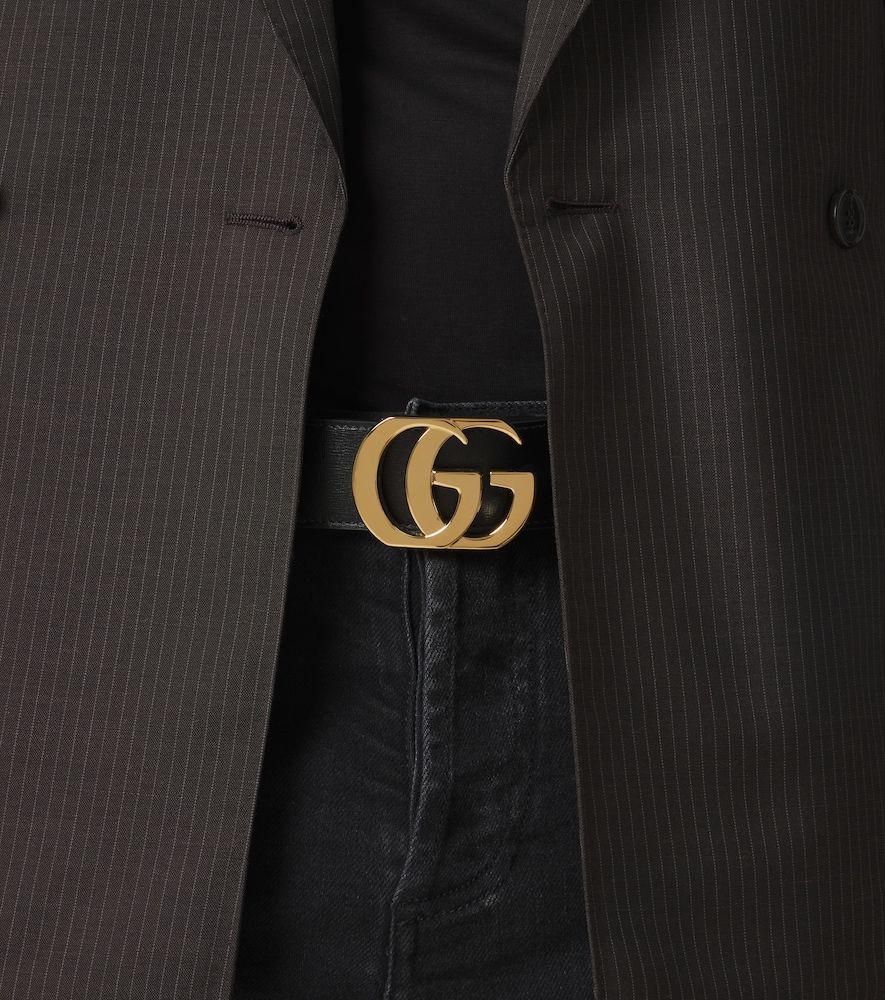 Gürtel Cut GG Marmont aus Leder - Gucci - Modalova