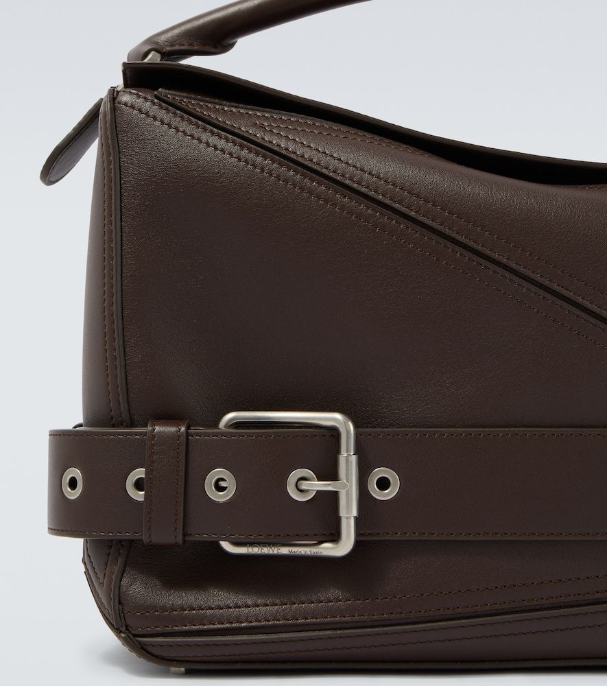 Bolso al hombro Puzzle Biker Large de piel - Loewe - Modalova