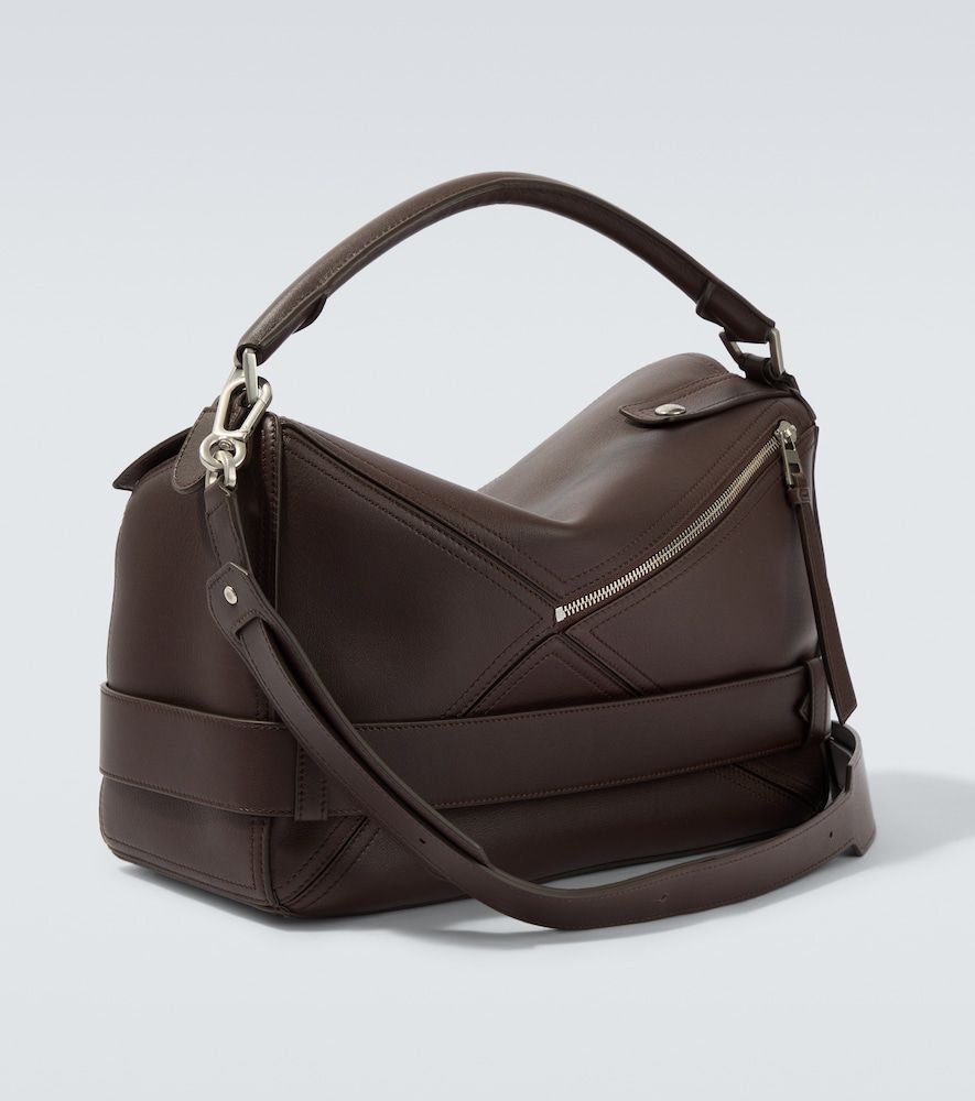 Bolso al hombro Puzzle Biker Large de piel - Loewe - Modalova