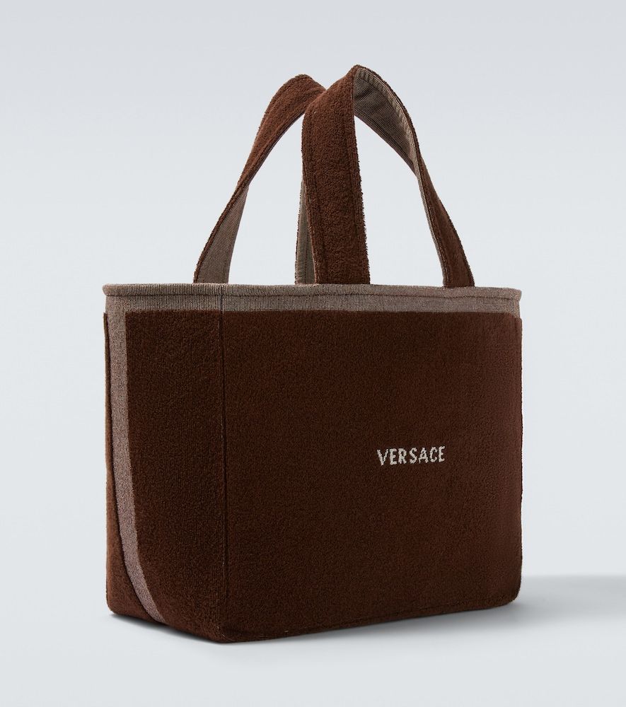 Borsa Medusa in jacquard di cotone - Versace - Modalova
