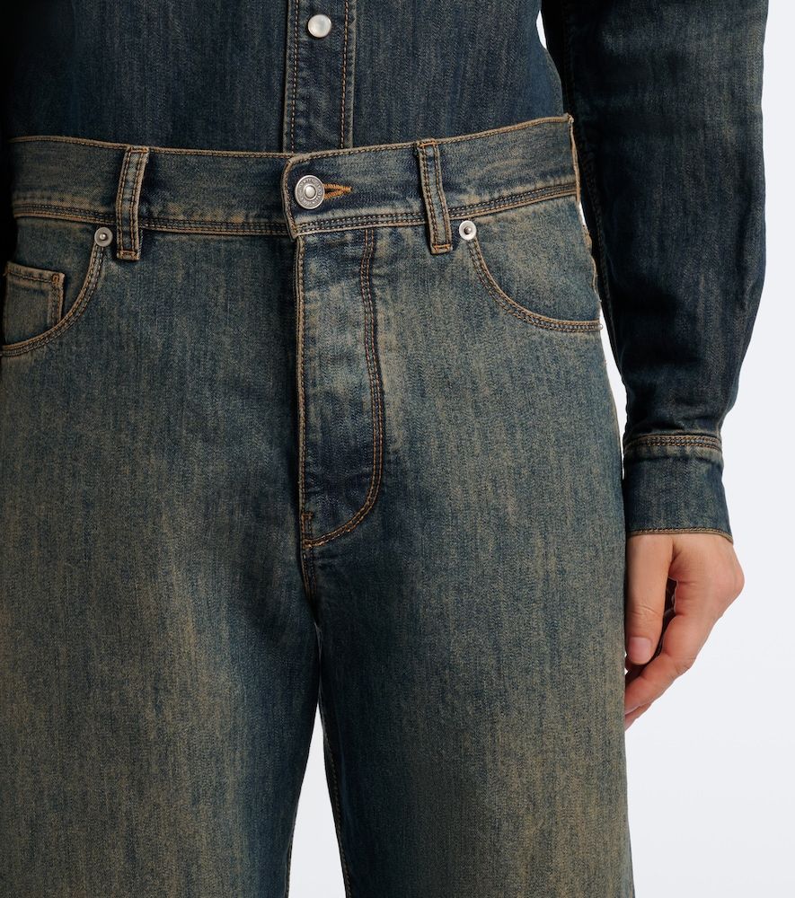 Fendi Jeans anchos desteñidos - Fendi - Modalova