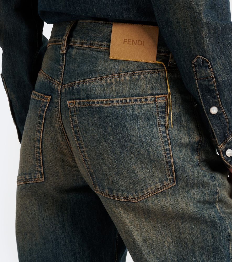 Fendi Jeans anchos desteñidos - Fendi - Modalova